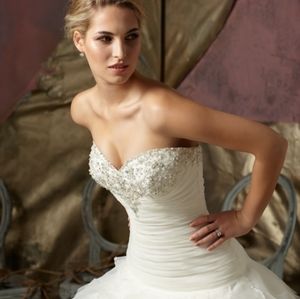 Madeline Gardner Morilee Ruffled Organza